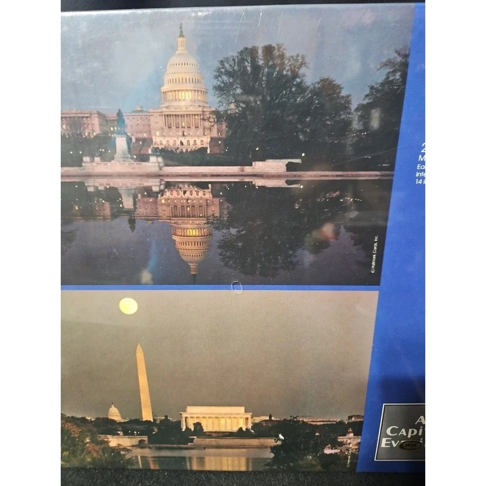 Vintage80s Springbok Two Puzzles A Capital‎ Evening Factory Sealed
